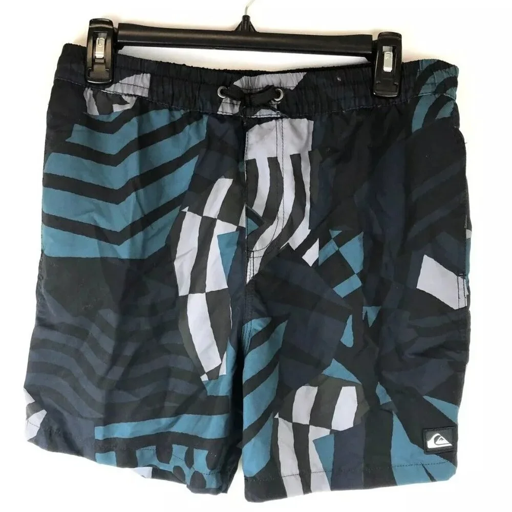 Quiksilver Boys' Boardshorts, Blue Coral, Size XL/16